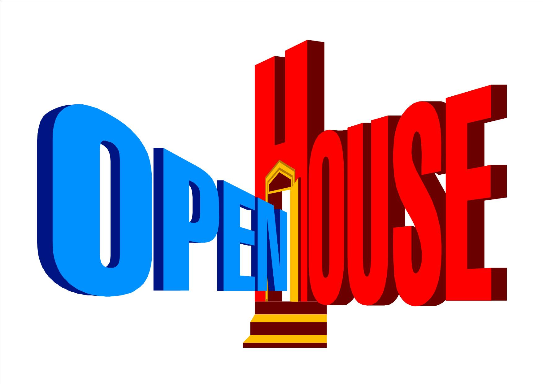 1754x1240 Real Estate Open House Clip Art