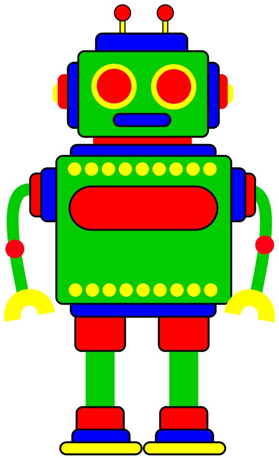 564x925 Robot Clip Art For Kids Clipart Panda