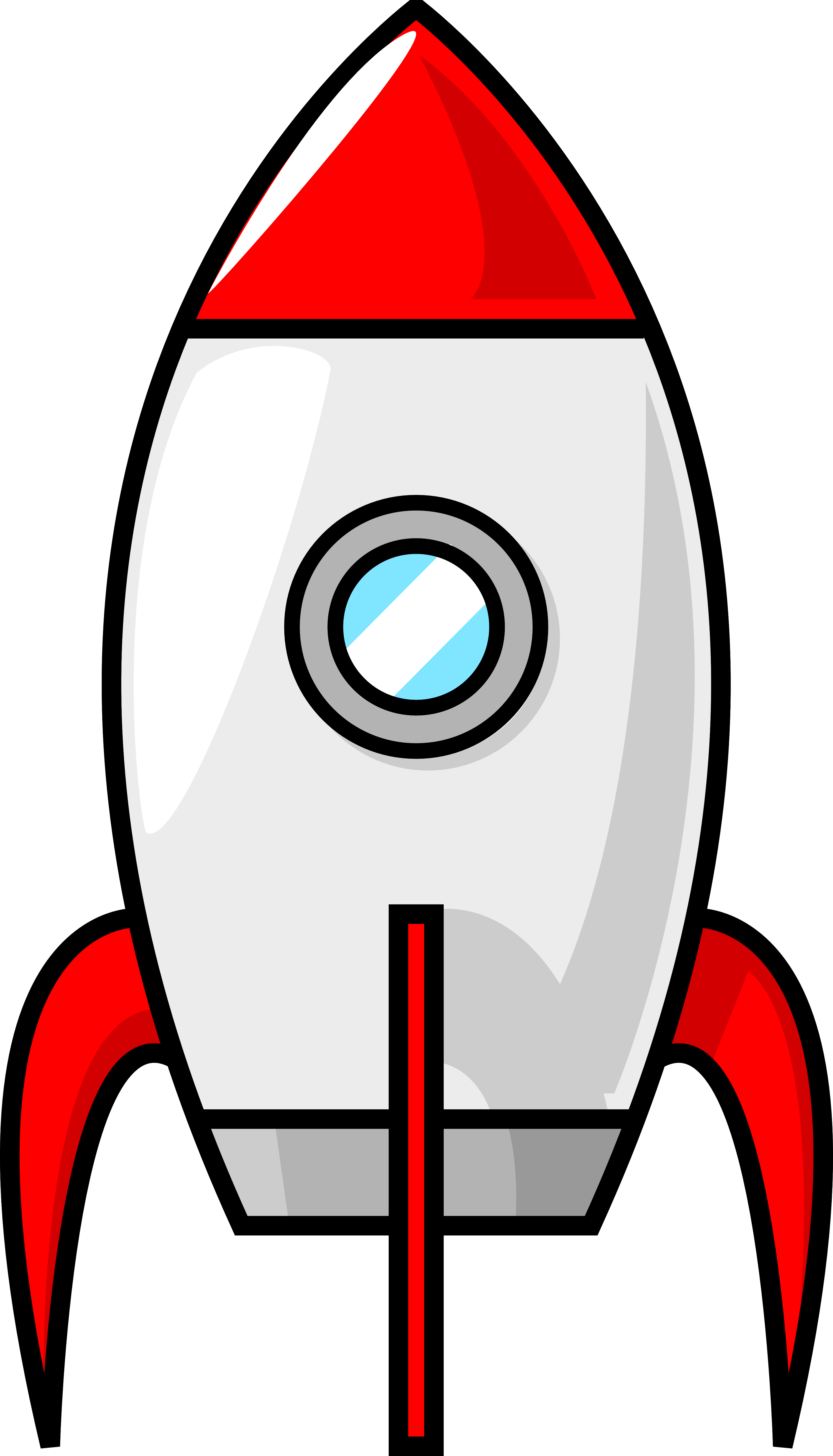 3333x5829 Free Rocket Clipart Image