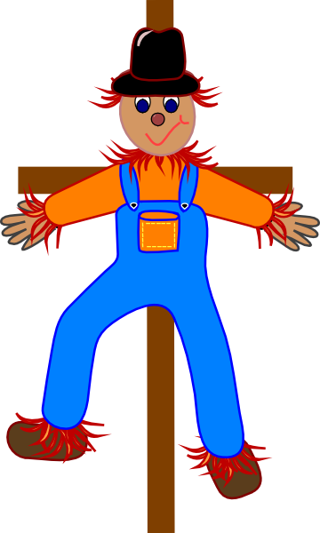 360x600 Scarecrow Clip Art