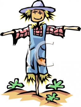 264x350 Cartoon Scarecrow Clipart 1865425