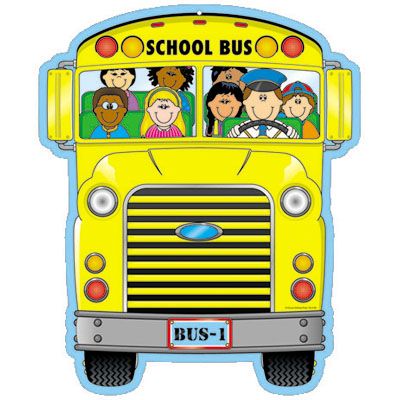 400x400 Elegant School Bus Clipart