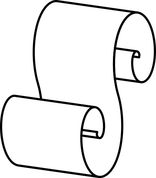 522x595 Paper Scroll Clip Art Free Vector In Open Office Drawing Svg