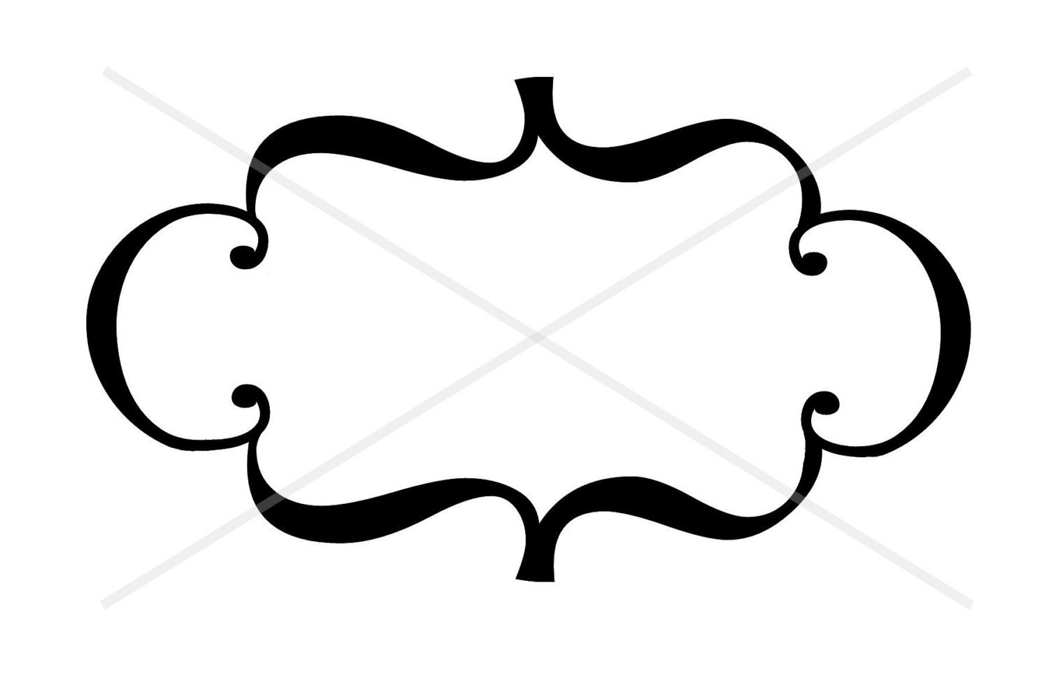 1500x1000 Scroll Clipart Top Border