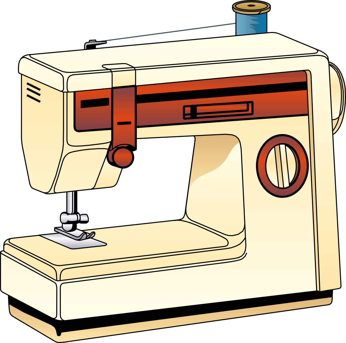 1200x1192 Sewing Machine Clipart Many Interesting Cliparts