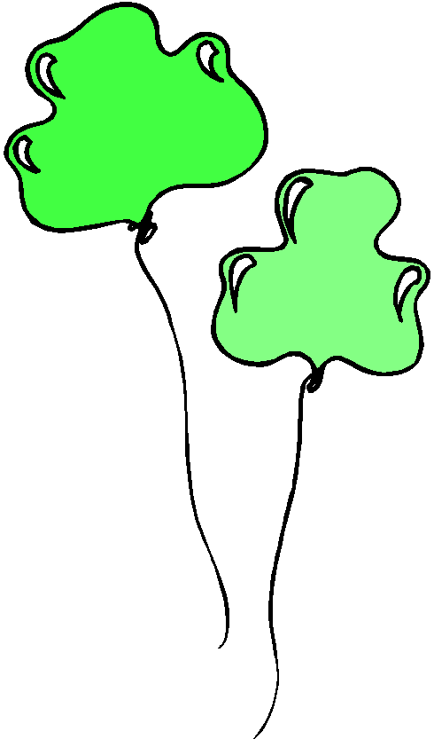 490x833 Free Shamrock Clipart