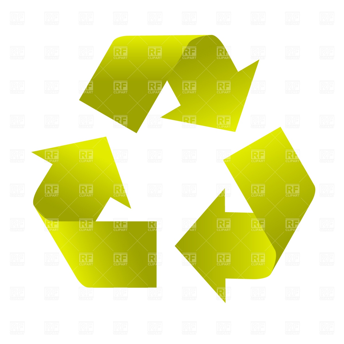 1200x1200 Recycle Sign Royalty Free Vector Clip Art Image