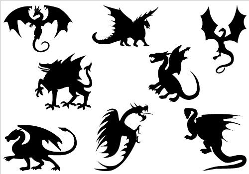 500x350 Religious Silhouette Clip Art Dragon Silhouette Clip Artcategory