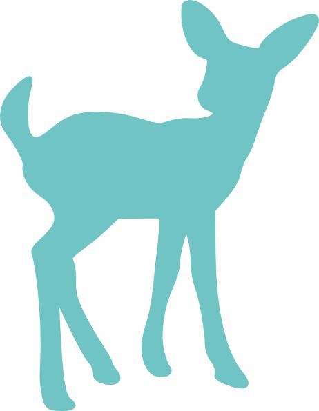 462x596 Baby Deer Silhouette Clip Art Clipart