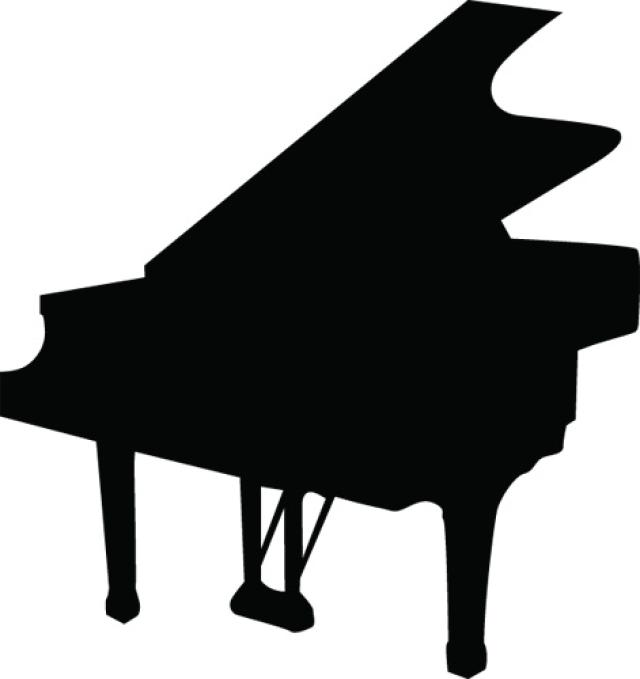 640x679 Silhouette Clipart Music