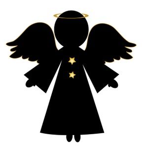 300x300 Best Angel Silhouette Ideas Angel Wings Clip