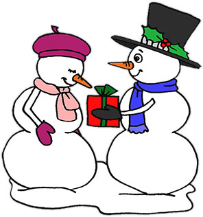 296x316 Free Snowman Clipart