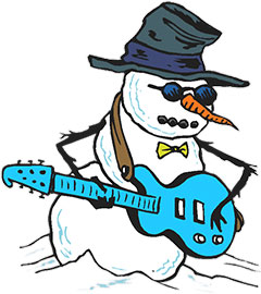 240x270 Snowman Clipart Rock And Roll