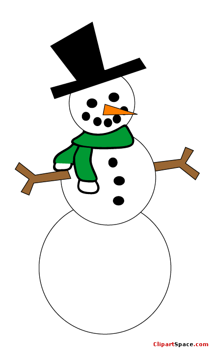 440x725 Winter Snowman Clip Art Free Clipart Images 5