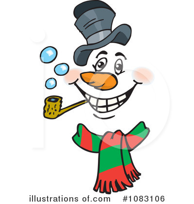 400x420 Snowman Clipart