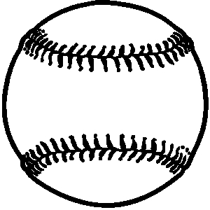 300x300 Softball Clip Art