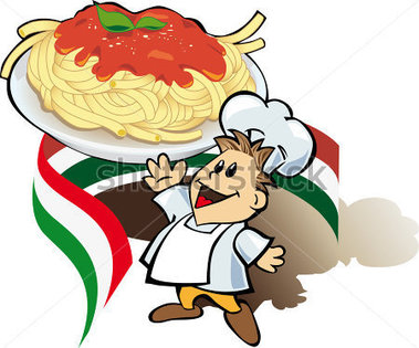 379x315 Italian Chef Clipart