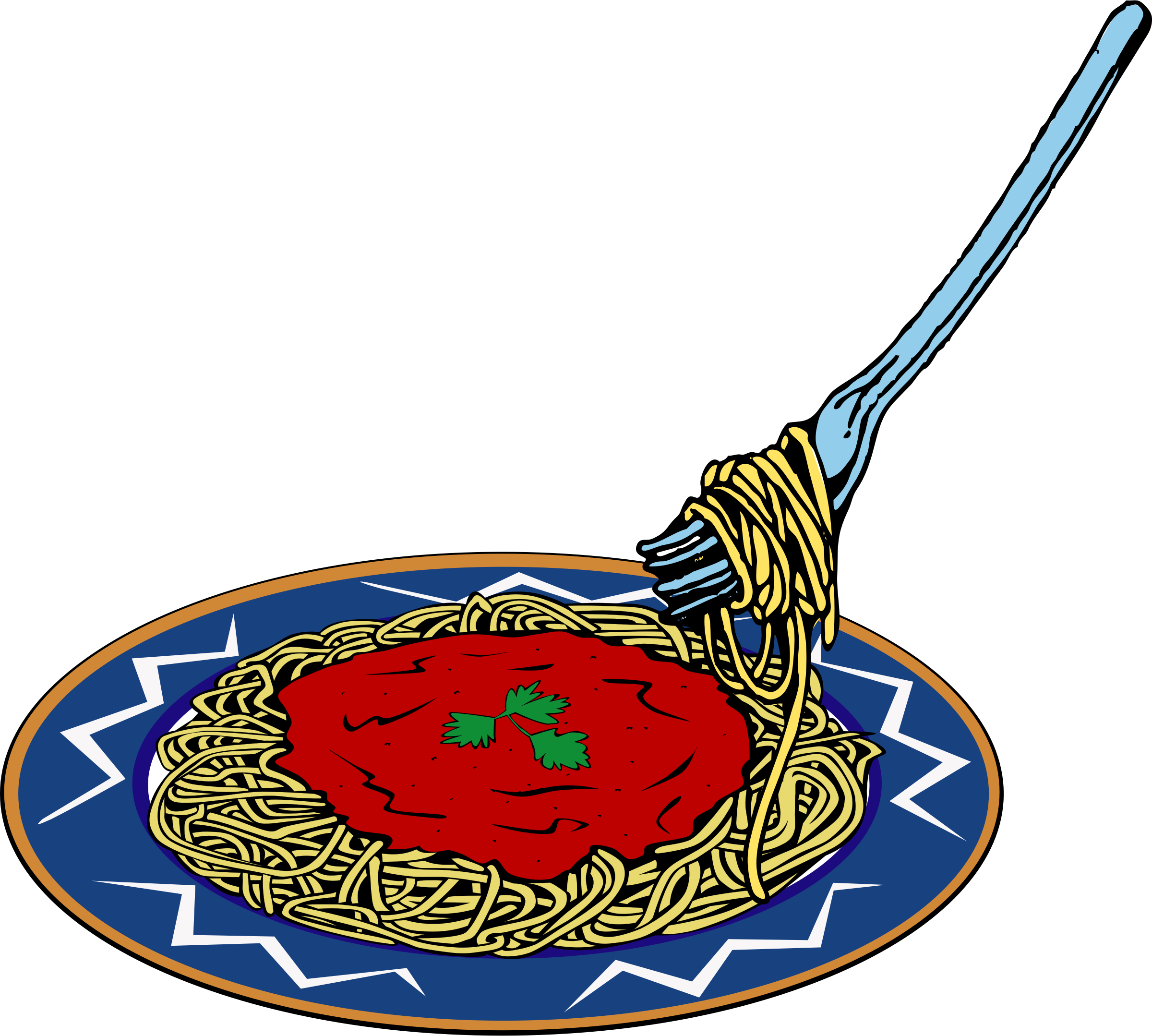 2400x2158 Best Spaghetti Clipart