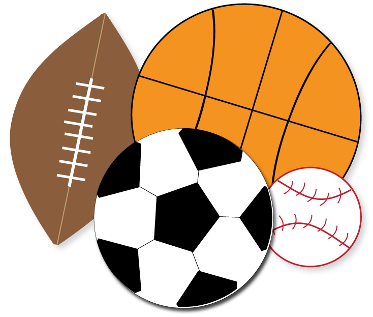734x623 Free Sports Clipart For Parties, Crafts, School Projects, Websites