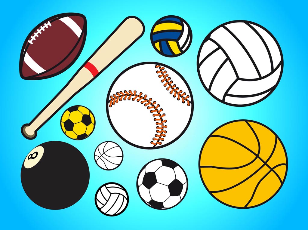 1024x765 Sports Equipment Clip Art Clipart Panda