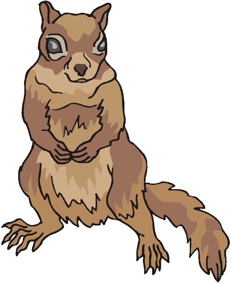 750x922 Free Squirrel Clipart 5