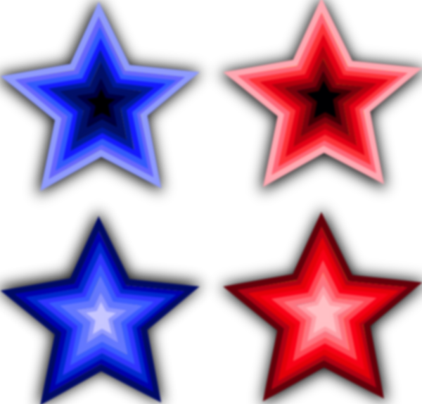 600x574 Four Stars Clip Art Free Vector 4vector
