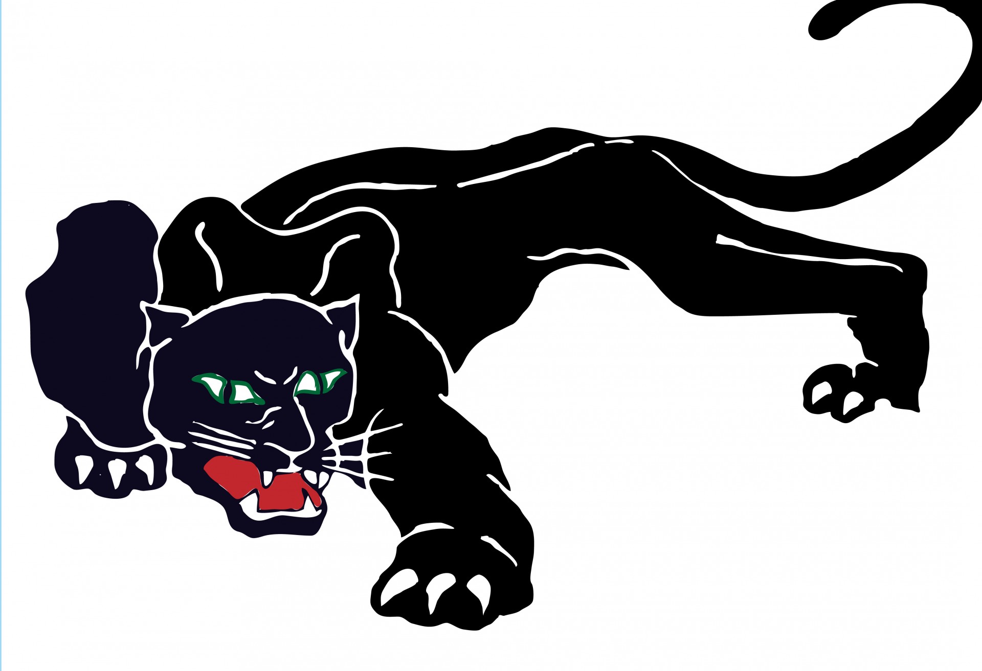 1920x1313 Black Panther Clipart Free Stock Photo