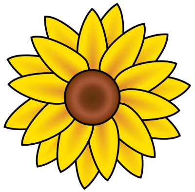 400x394 Sunflower Clip Art Free Printable Clipart Panda