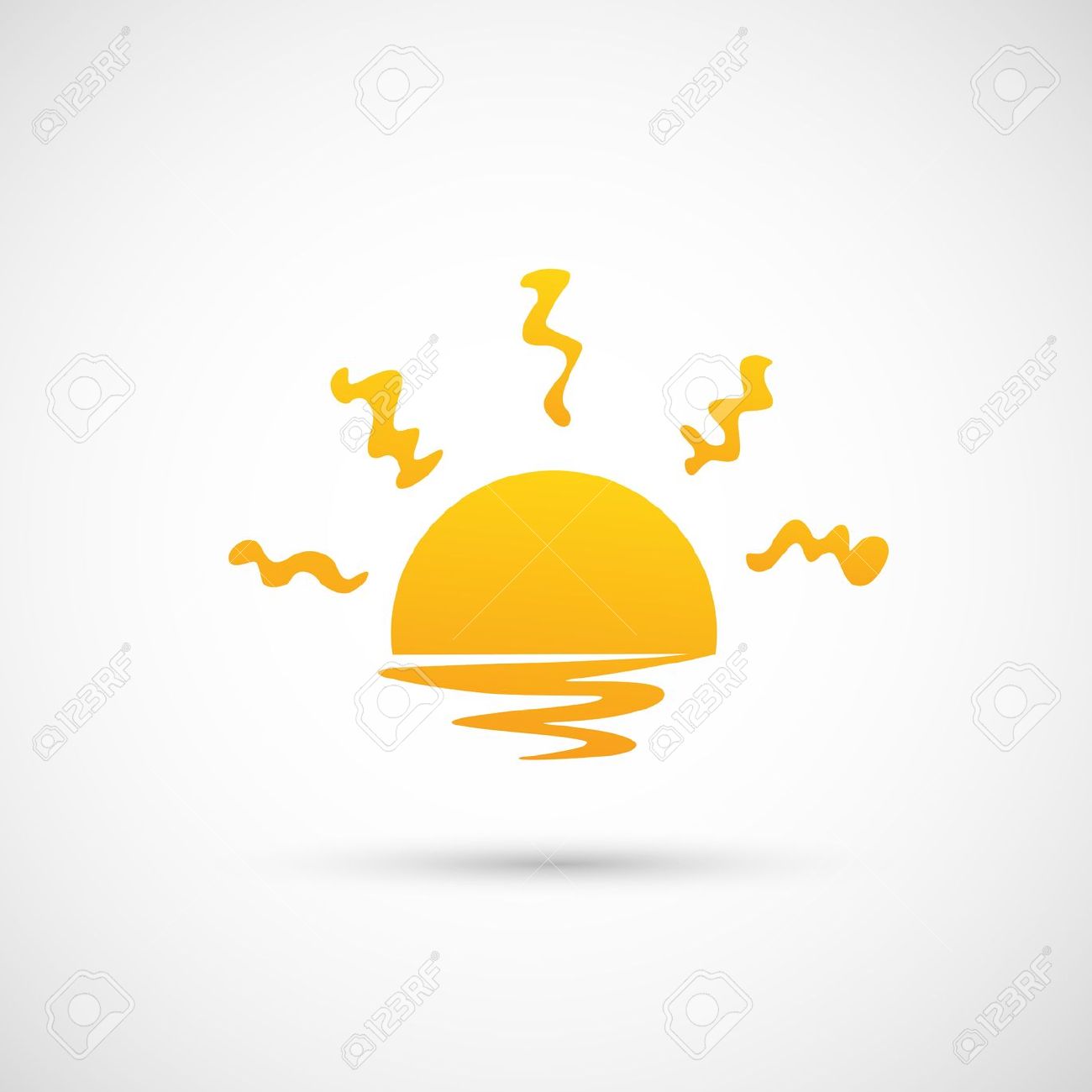 1300x1300 Sunset And Sunrise Clipart