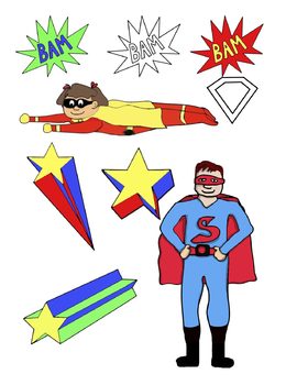 270x350 Superhero Clip Art Free By Teacher Tam Teachers Pay Teachers