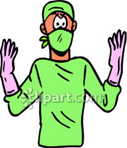 257x300 Surgical Gloves Cartoon Clipart