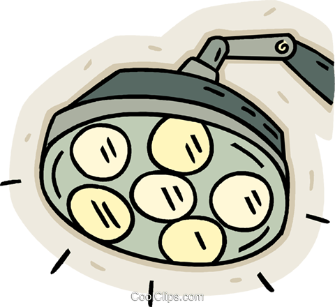 480x440 Medical Lamp, Surgical Lights Royalty Free Vector Clip Art