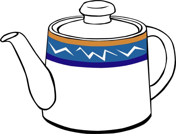 600x459 Teapot Clip Art Free Vector 4vector