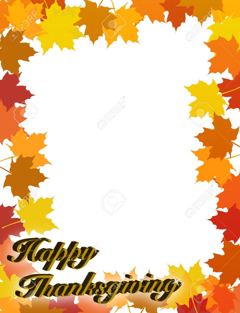 1000x1300 Best Thanksgiving Border