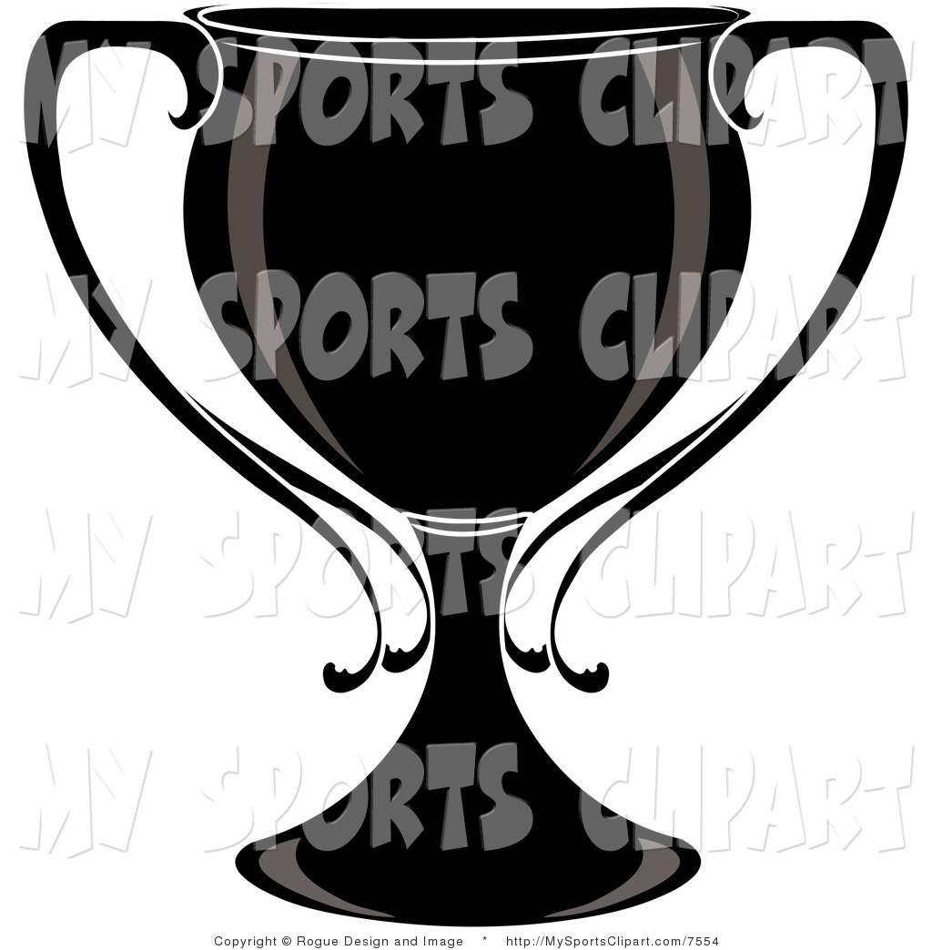 1024x1044 Sports Clip Art Of A Black And White Trophy By Pams Clipart