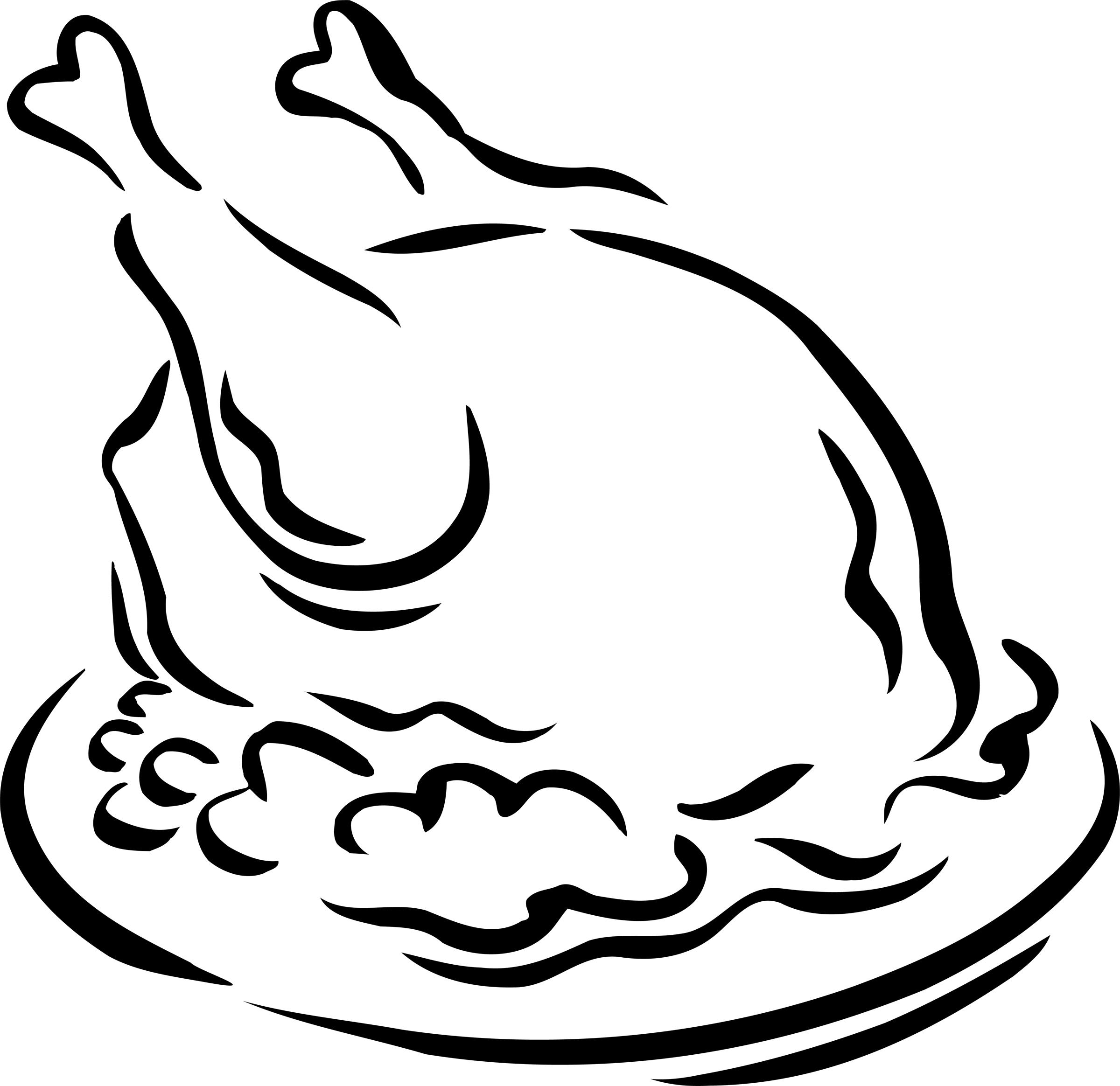 Free Turkey Clipart Black And White