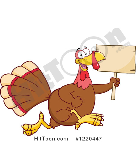 450x470 Running Turkey Clipart