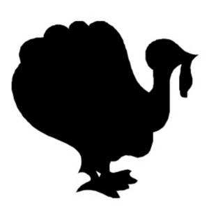 300x300 Turkey Silhouette Clip Art For Free Happy Thanksgiving