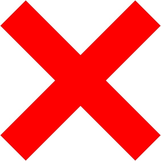 566x566 Wrong Cross Clip Art Free Vector In Open Office Drawing Svg ( Svg