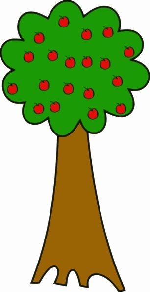 306x595 Tree With Fruits Clip Art Free Vector In Open Office Drawing Svg