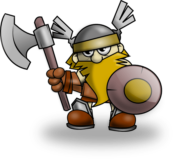 600x546 Viking Cartoon Cliparts