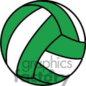 300x300 Green Clipart Volleyball