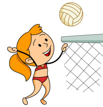 203x210 Top 71 Volleyball Clip Art