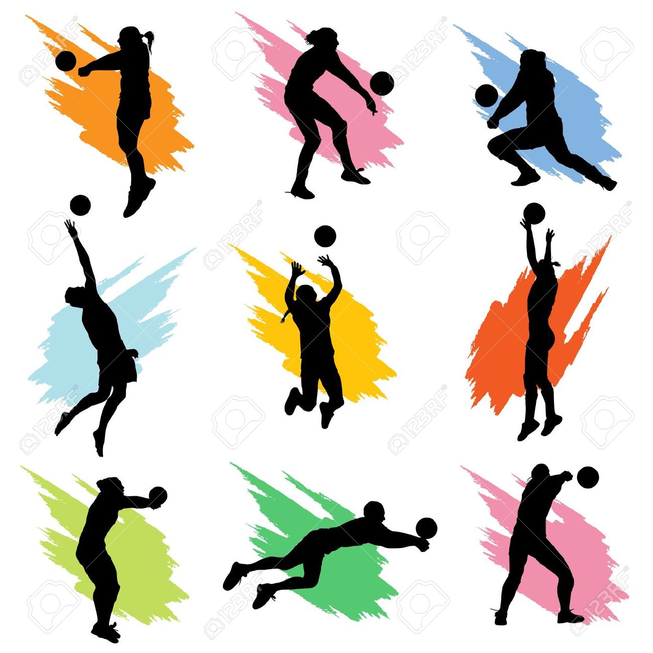 1300x1300 Free Volleyball Clipart