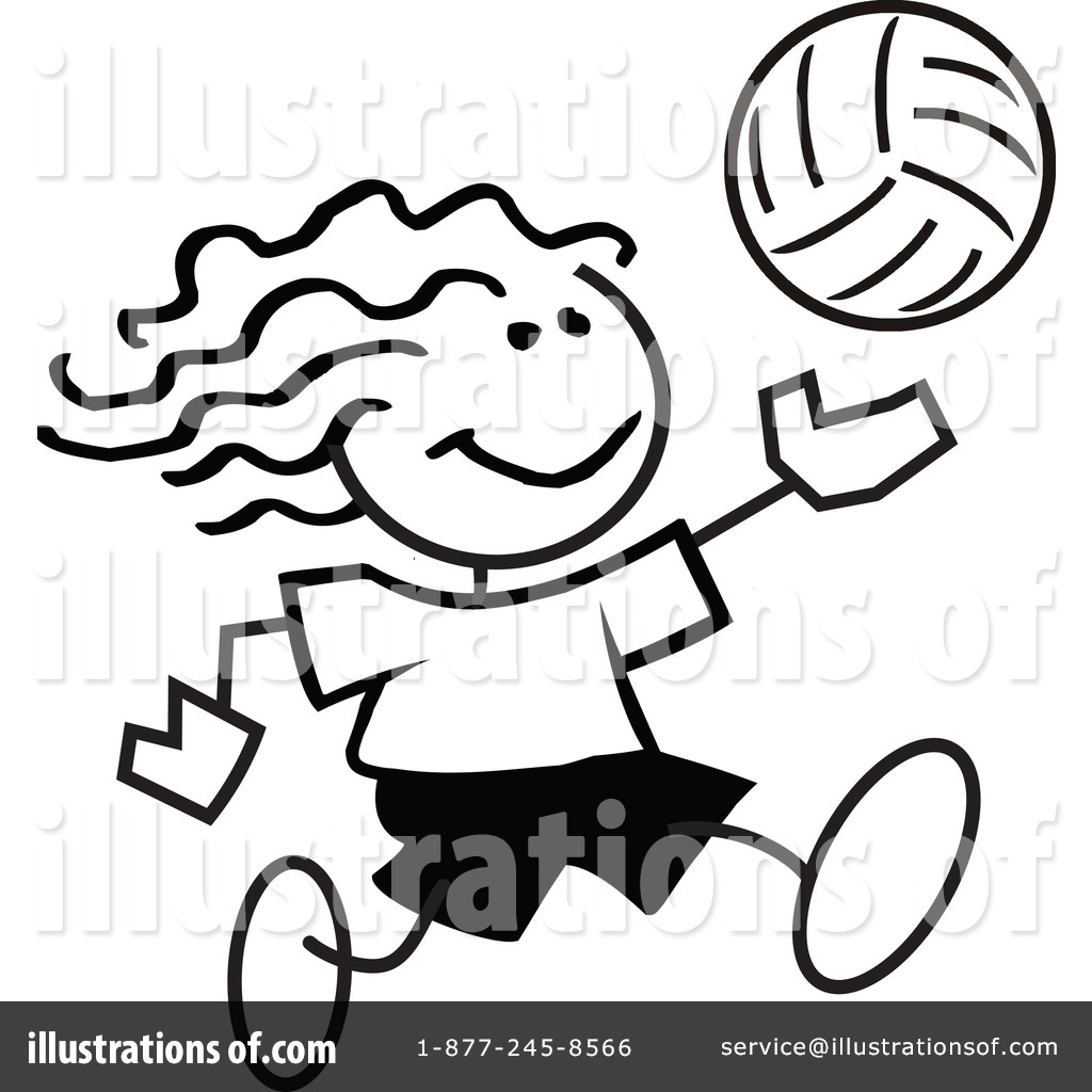 1024x1024 Volleyball Clipart