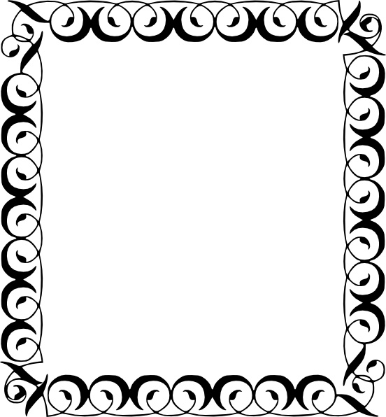 552x596 Clipart Borders Free Download