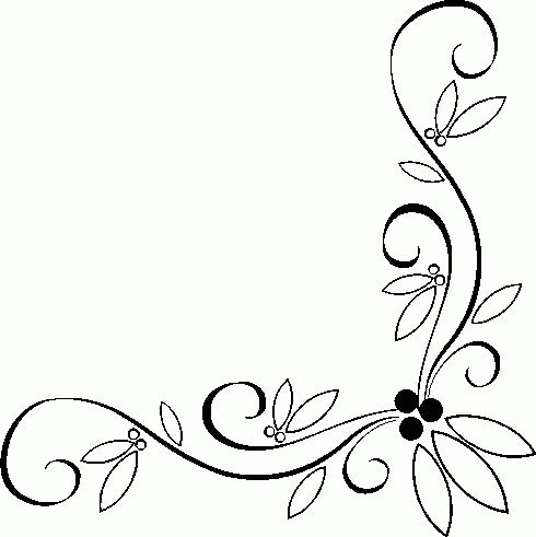 490x491 Free Wedding Border Clipart Image