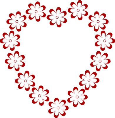 391x400 Free Wedding Border Clipart Image