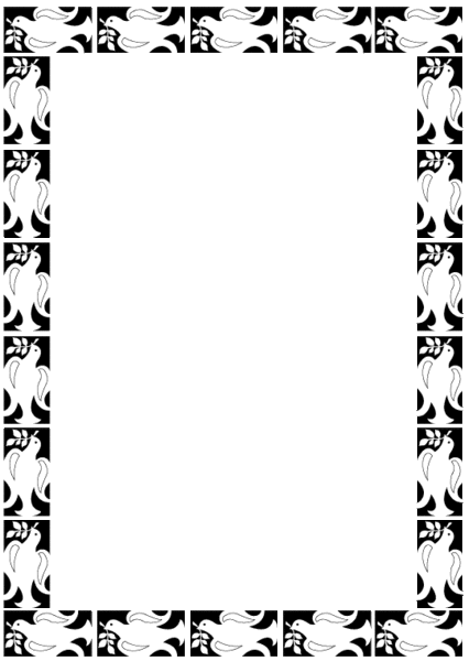 426x600 Free Wedding Border Clipart