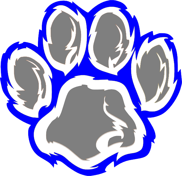 600x582 Wildcat Paw Clip Art